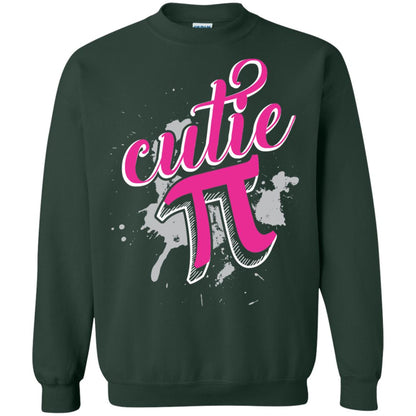 Cutie Pi Funny Math 3.14 Happy Pi Day T-shirt Forest Green