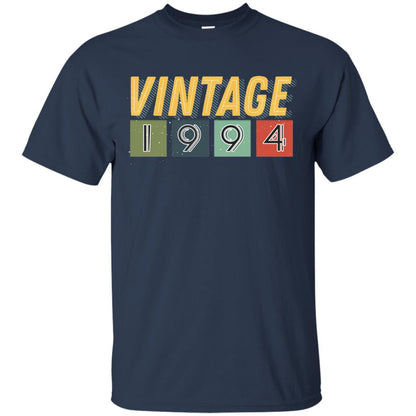 Vintage 1994 24th Birthday Gift Shirt For Mens Or Womens Navy