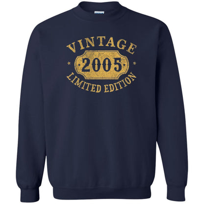 Brithday T-shirt Vintage 2005 Limited Edition Navy
