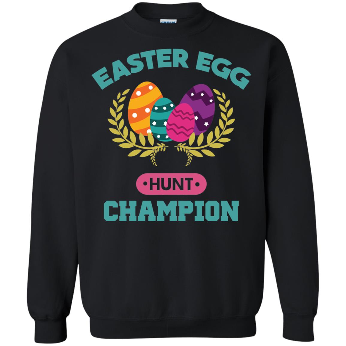 Easter Egg Hunt Champion Easter Day T-shirt Black