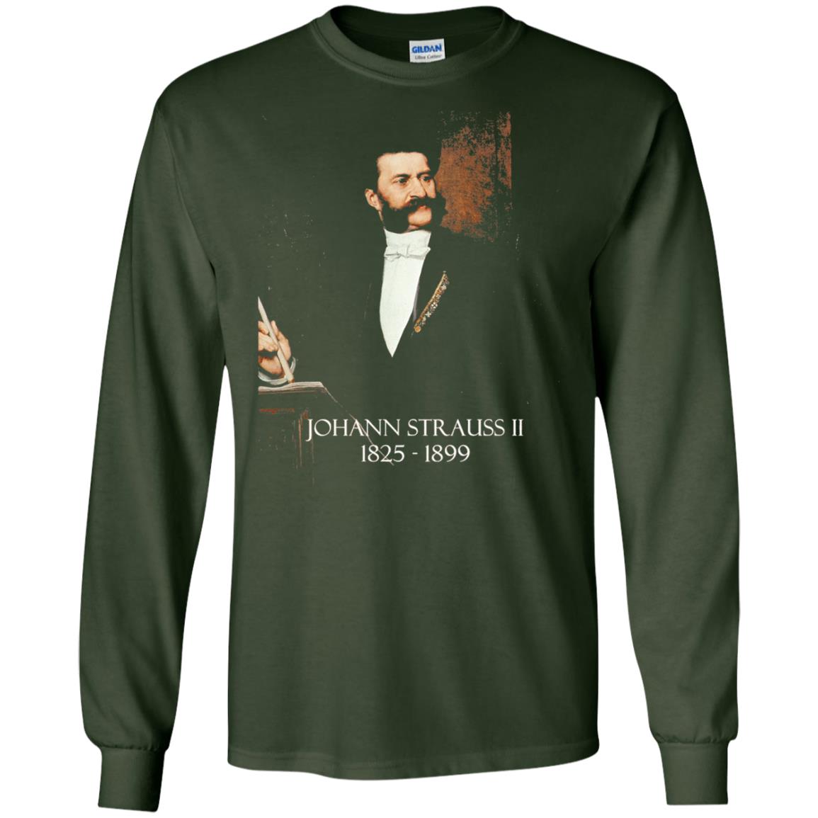 Musician T-shirt Johann Strauss Ii Forest Green