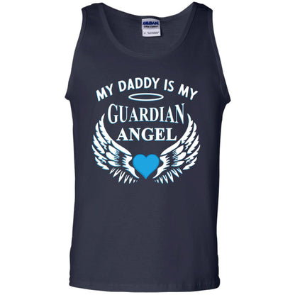 My Daddy Is My Guardian Angel Daddy In Heaven Shirt Navy