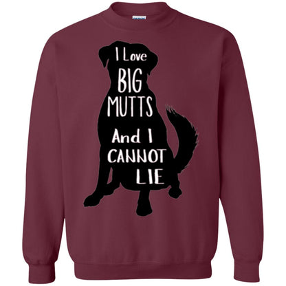 Dog Lovers T-shirt I Love Big Mutts And I Don_t Lie Maroon