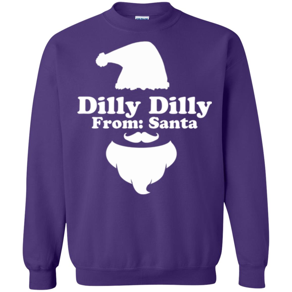 Christmas T-shirt Dilly Dilly From Santa Purple