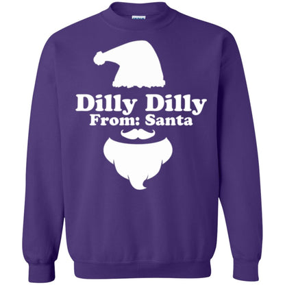 Christmas T-shirt Dilly Dilly From Santa Purple