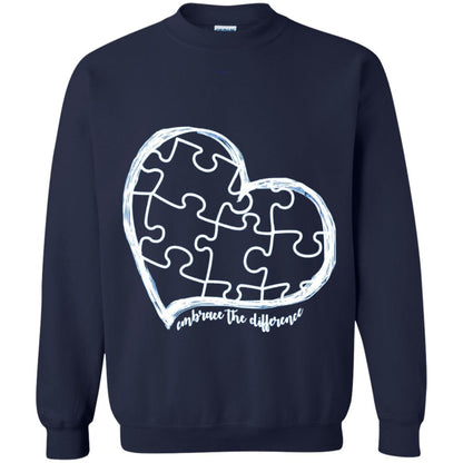 Autism Awareness Shirt Embrace Differences Navy