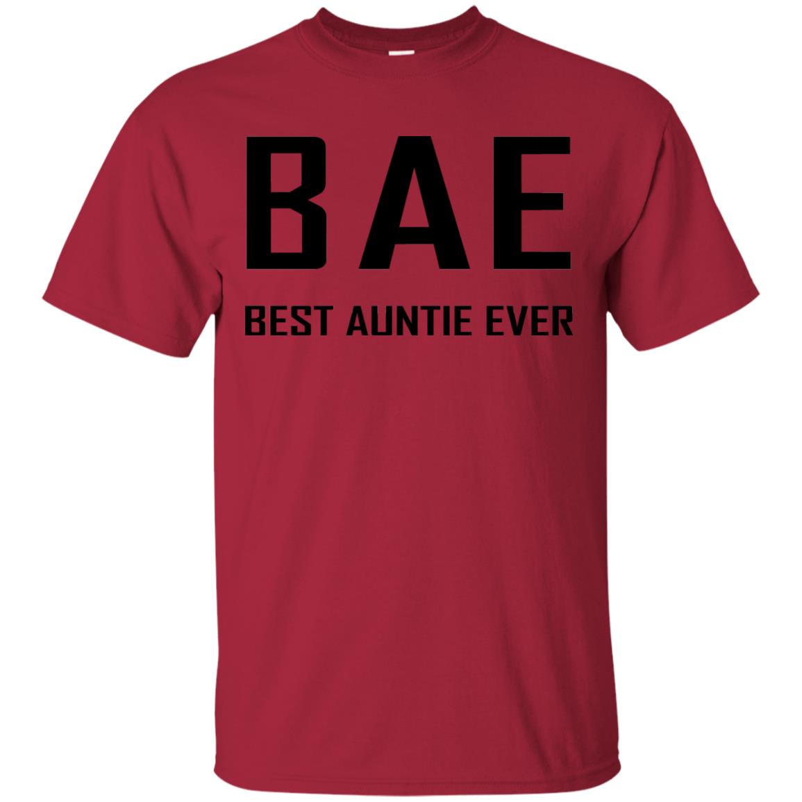 Best Aunt Ever Family Shirt Cardinal