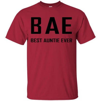 Best Aunt Ever Family Shirt Cardinal