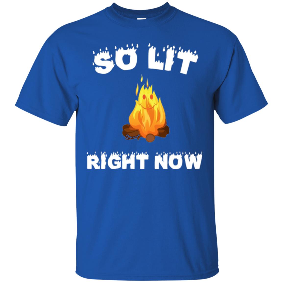 So Lit Right Now Camper T-shirt Royal
