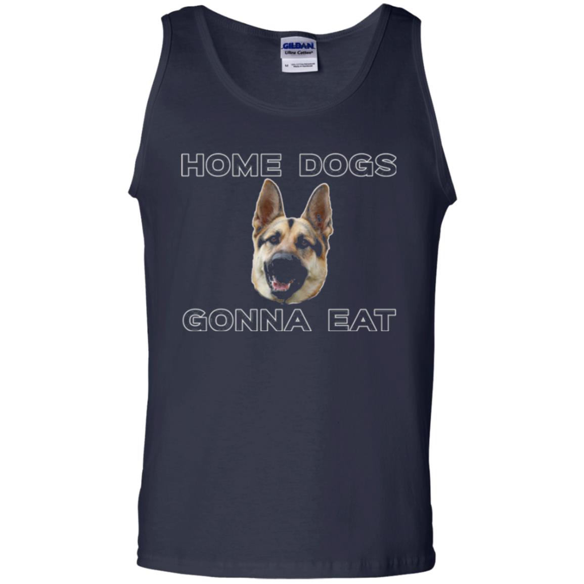 Dog Lover T-shirt Home Dogs Gonna Eat T-shirt Navy