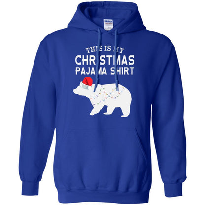 Polar Bear T-shirt This Is My Christmas Pajama Royal