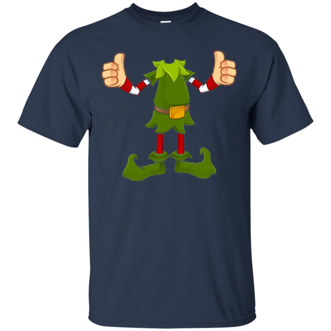 Chirstmas T-shirt Funny Elf Navy
