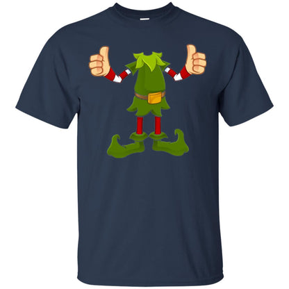 Chirstmas T-shirt Funny Elf Navy