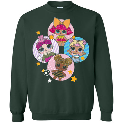 Dolls Lol Birthday #squadgoals Doll Lover T-shirt Forest Green
