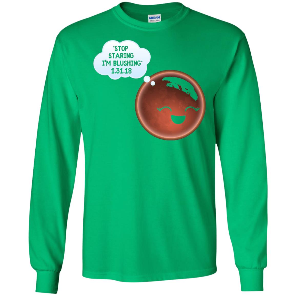 Celestial Total Lunar Eclipse 2018 T-shirt Funny Meme Irish Green