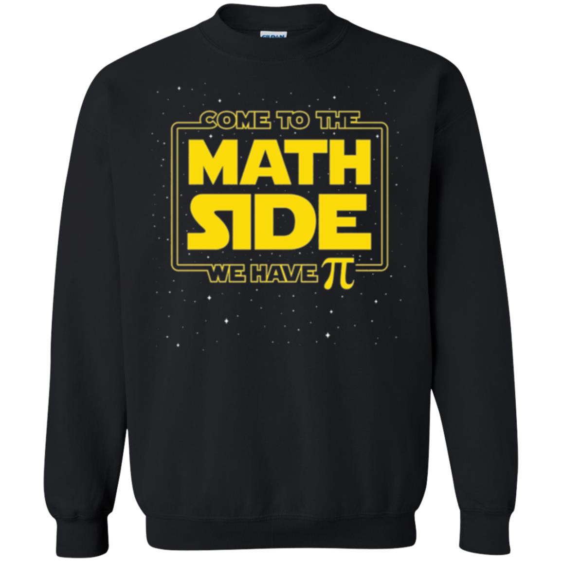 Math Lovers T-shirt Come To The Math Side We Have Pi Black