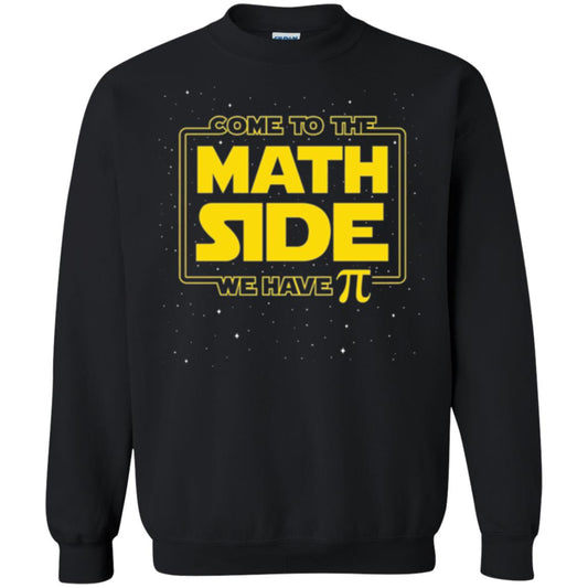 Math Lovers T-shirt Come To The Math Side We Have Pi Black