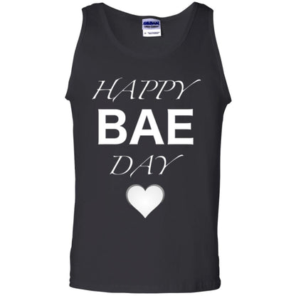Valentine_s Day T-shirt Happy Bae Day Black