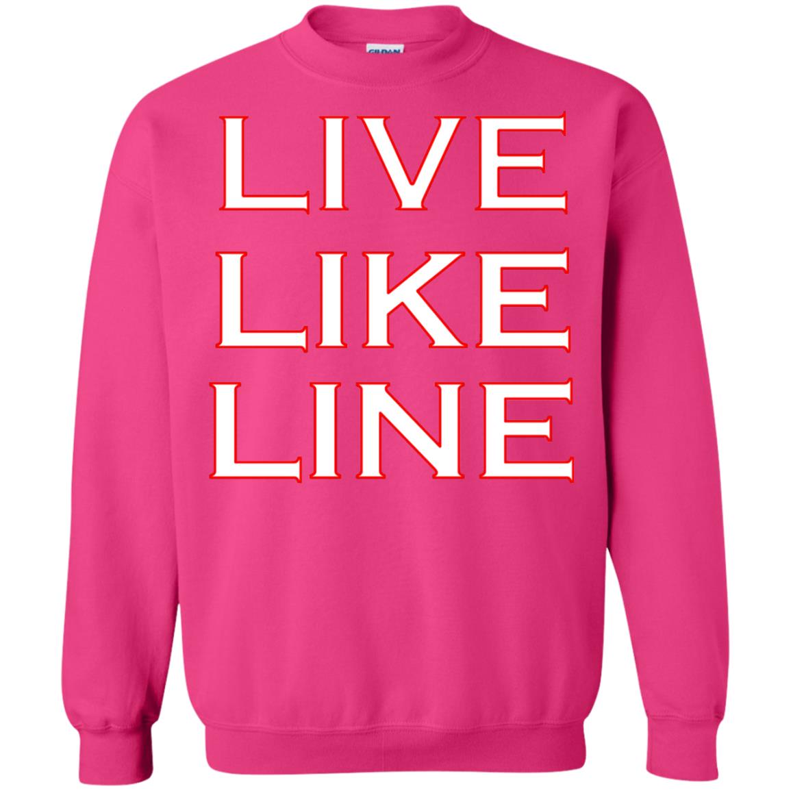 Live Like Line Volleyball Lover Shirt Heliconia