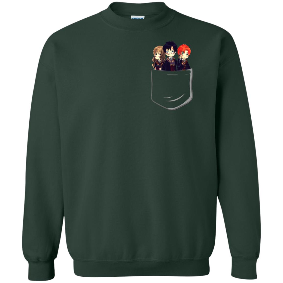 Harry Potter Pocket Movie Lover T-shirt Forest Green