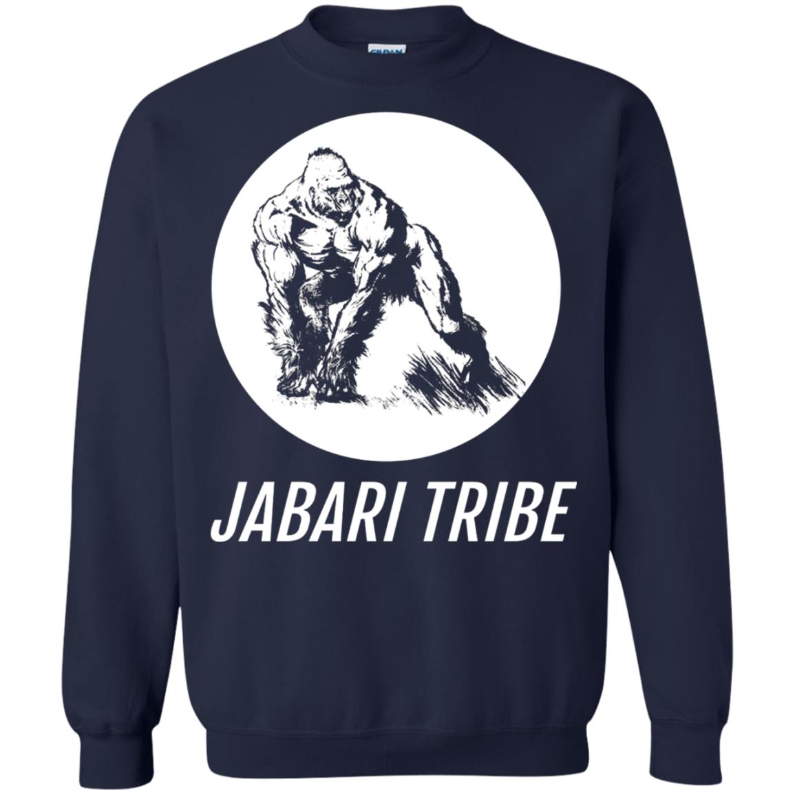 Jabari Tribe White Gorilla T-shirt Navy