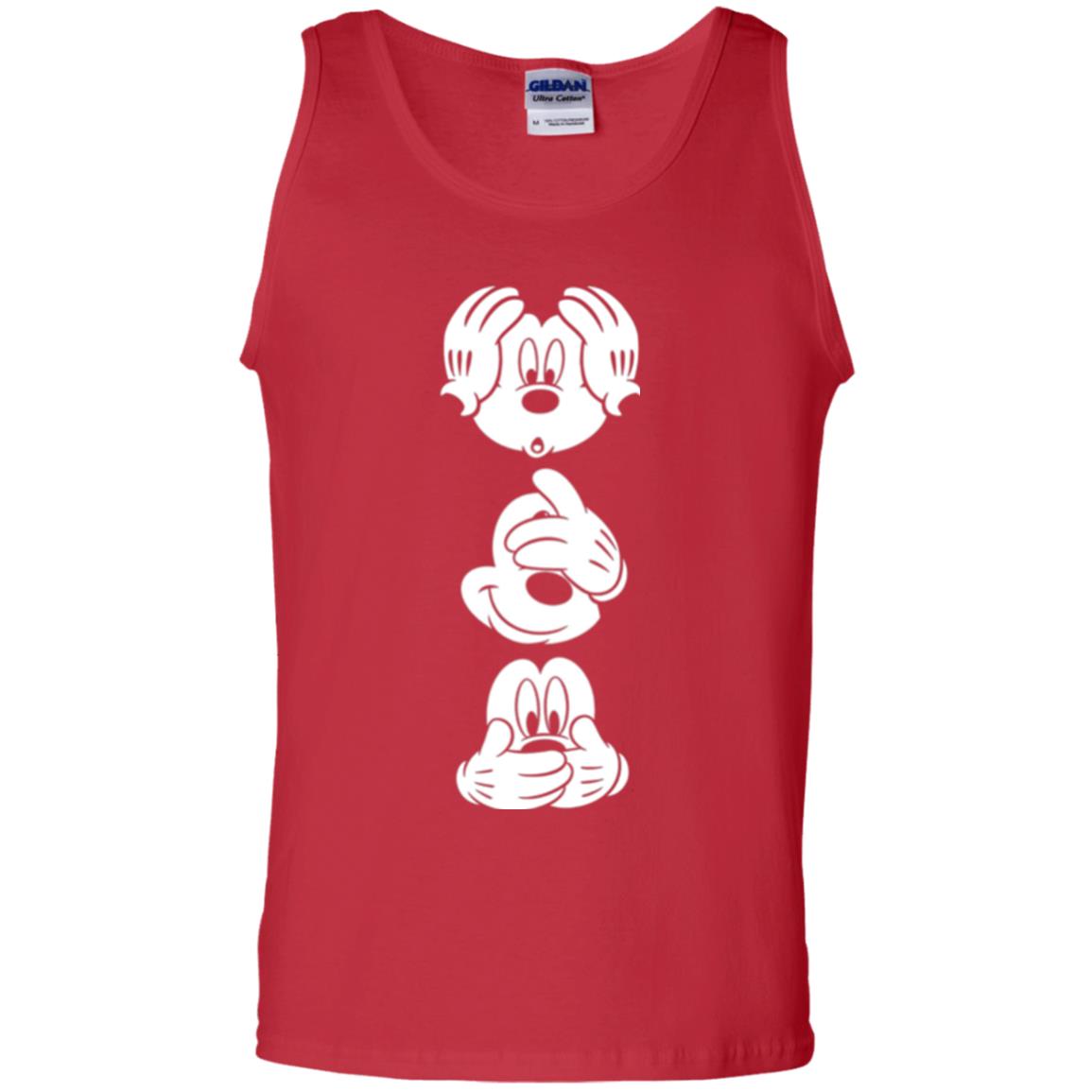 Cartoon T-shirt Disney Mickey Mouses Graphic Red
