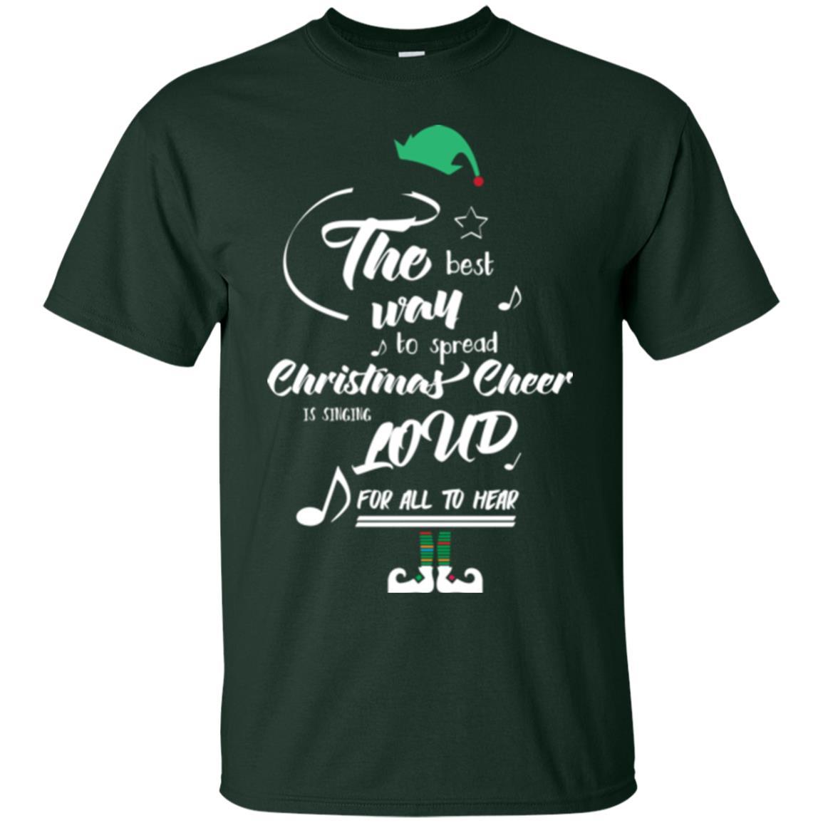 Christmas T-shirt The Best Way To Spread Forest Green