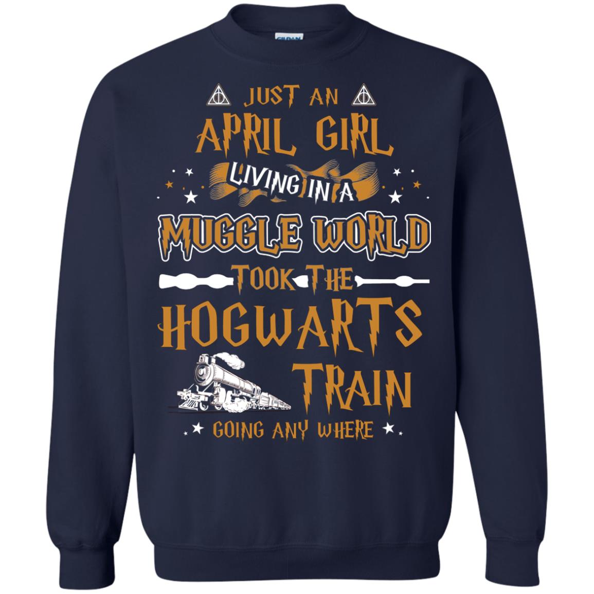 Just An April Girl Living In A Muggle World Took The Hogwarts Train Going Any Where Navy
