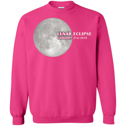 Eclipse January 31st 2018 Total Lunar Eclipse Shirts Heliconia