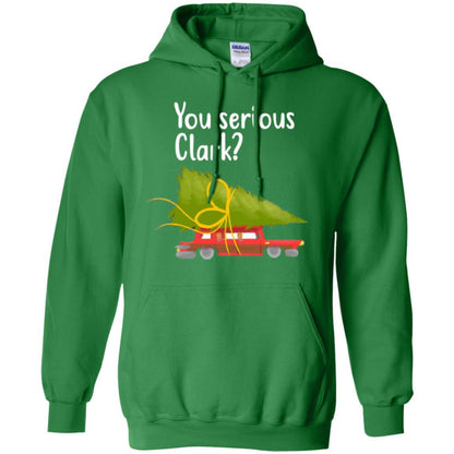 Christmas T-shirt You Serious Clark Griswold Irish Green