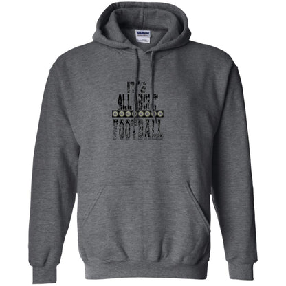 Football Lover T-shirt It_s All About Football Dark Heather