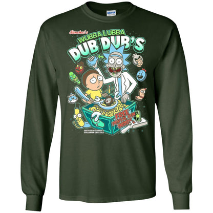 Movie T-shirt Wubba Luba Dub Dub_s Cereal Forest Green