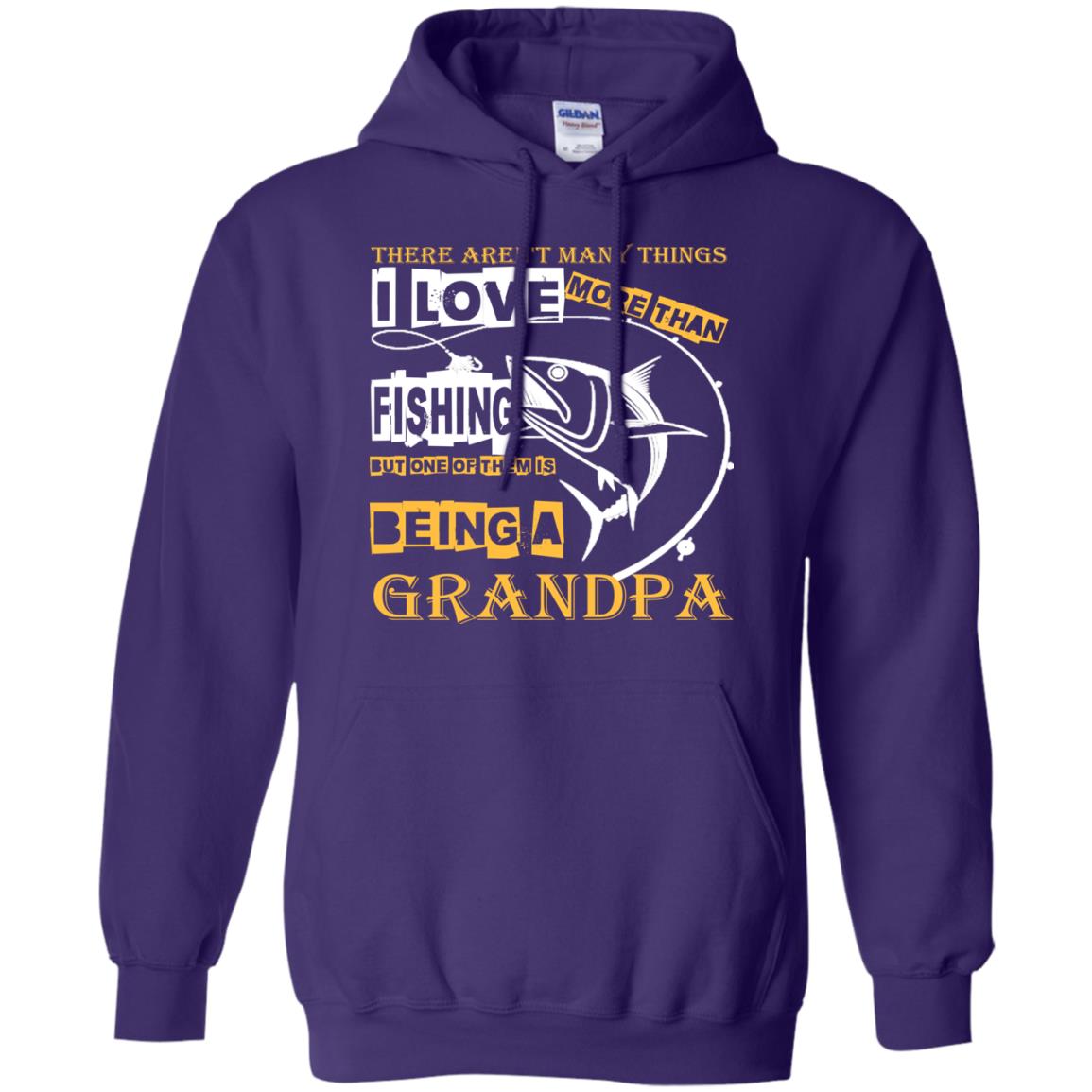 But One Of Them Is Being A Grandpa Papa T-shirt Purple