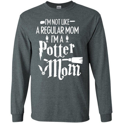 I'm Not Like A Regular Mom, I'm A Potter Mom Harry Potter Fan Shirt Dark Heather