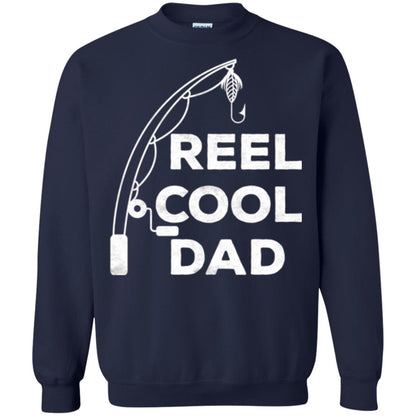 Fisherman T-shirt Reel Cool Dad Navy