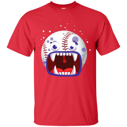 Baseball Halloween Shirt Red
