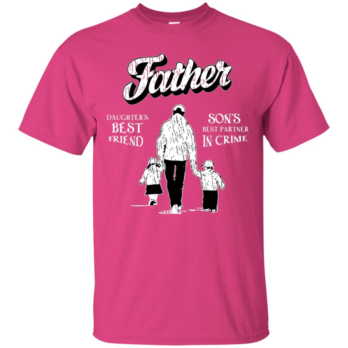 Father Is Daugther's Best Friend Son's Best Partner In Crime Shirt Heliconia