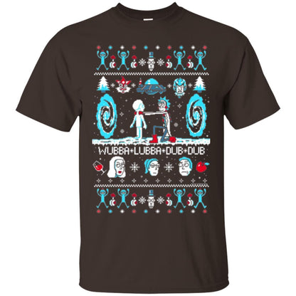 Film T-shirt Build A Snowmorty T-shirt Dark Chocolate