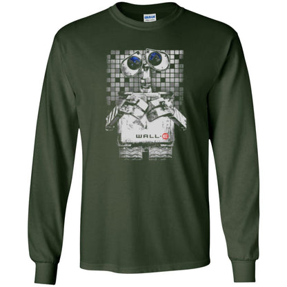Film T-shirt Wall-e Tile Portrait Graphic Forest Green