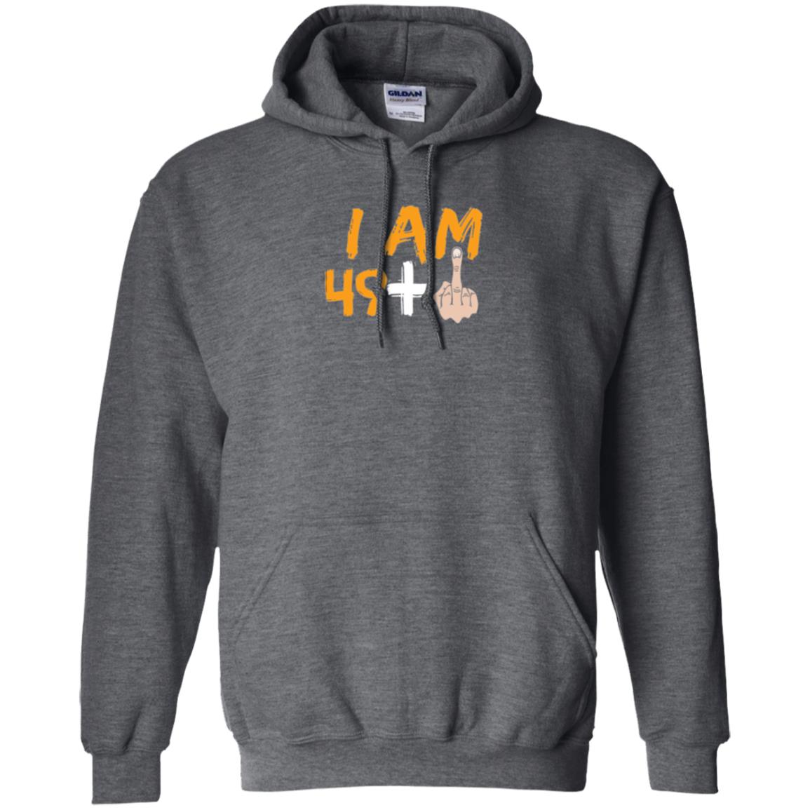 50th Birthday T Shirt I Am 49 Plus Dark Heather