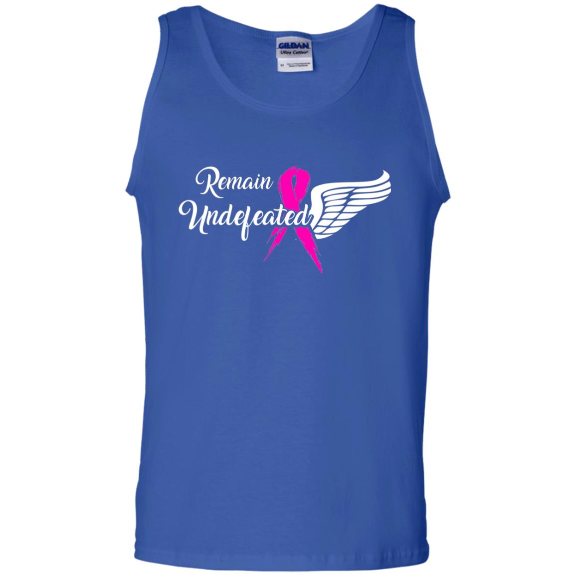 Breast Cancer T-shirt Remain Undefeated Royal