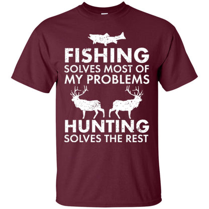 Hunting Lovers T-shirt Sloves The Rest Maroon