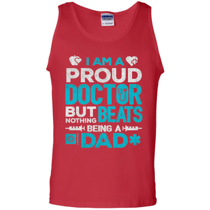 Doctor Dad T-shirt Proud Doctor Red