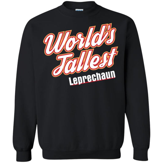 St. Patrick's Day T-shirt World's Tallest Leprechaun Black