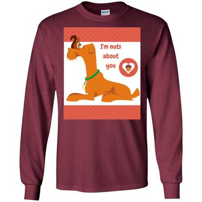 I_m Nuts About You T-shirt Maroon