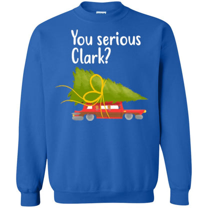 Christmas T-shirt You Serious Clark Griswold Royal