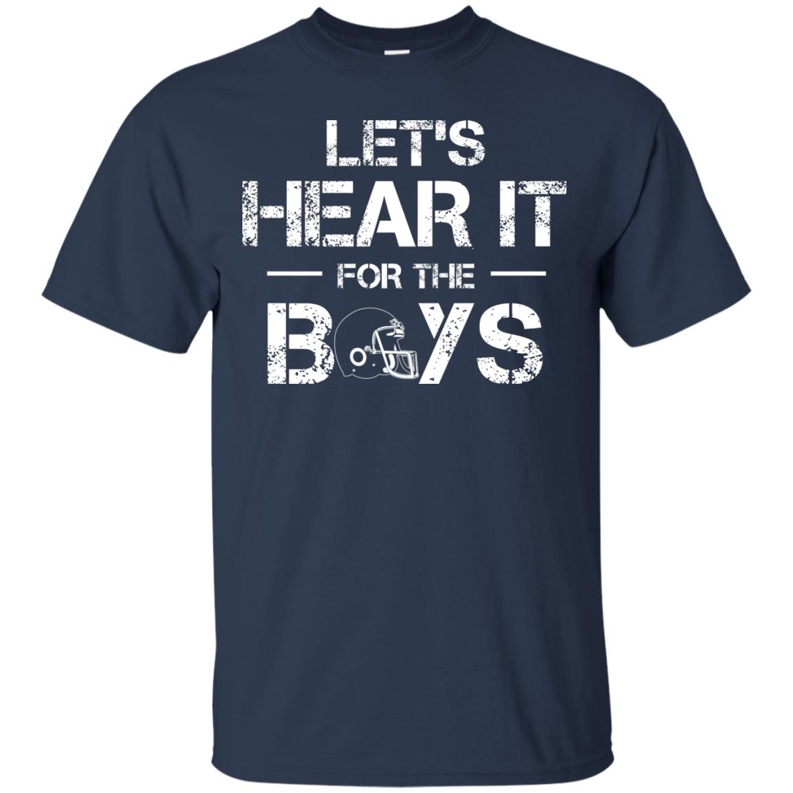Let_s Hear It For The Boys Football Shirt Navy