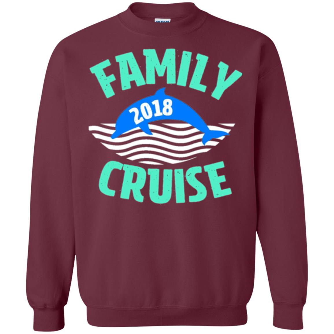 Family T-shirt Cruise Vacation 2018 Maroon