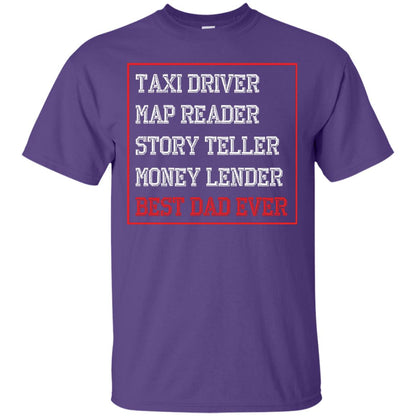Storyteller Money Lender Best Dad Ever Shirt Purple