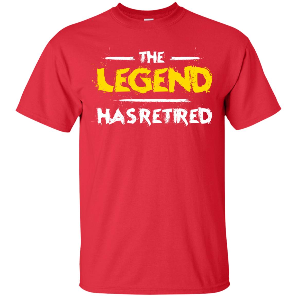 Retirement T-shirt The Legend Has Retired Red